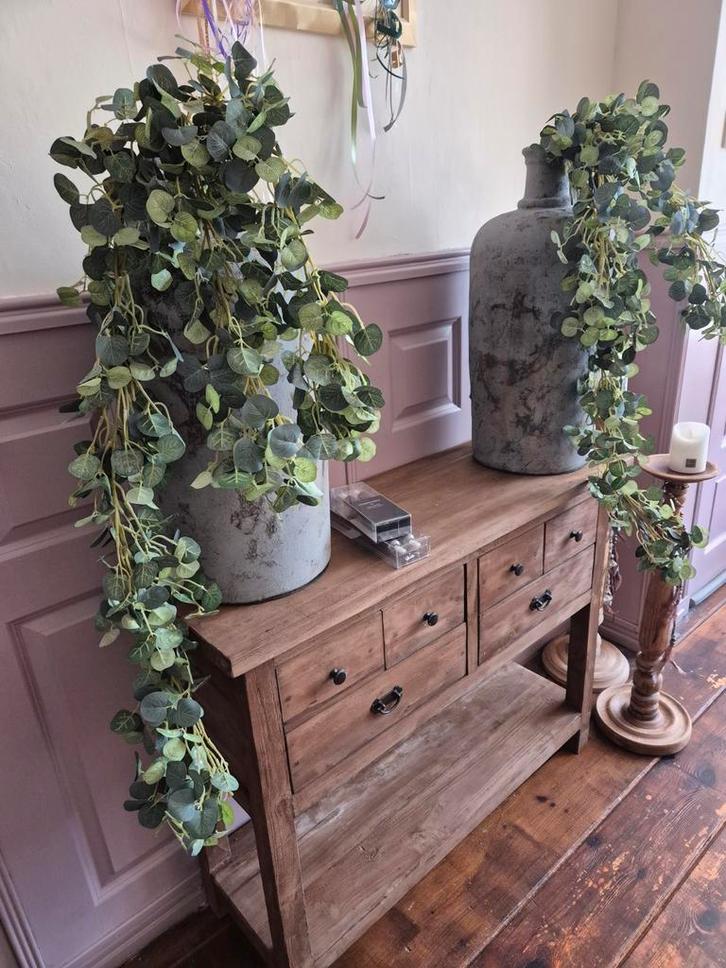 Countryfield Eucalyptus Toef Groen - 100 cm (2 op voorraad), Huis en Inrichting, Woonaccessoires | Kunstplanten en Kunstbloemen