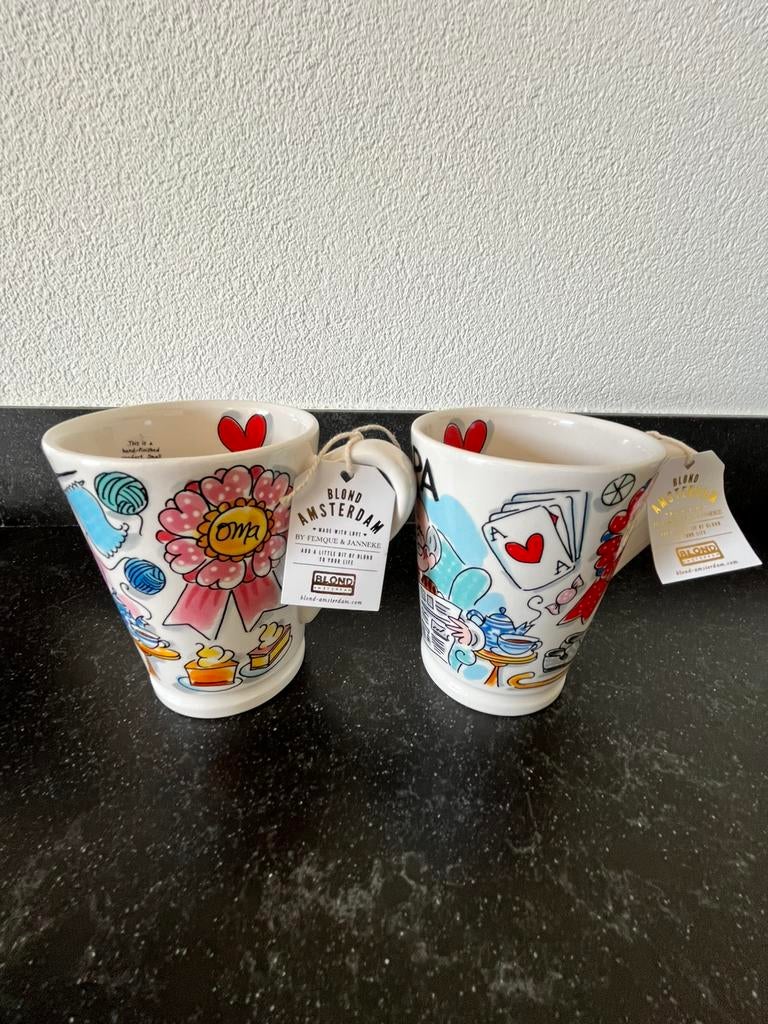 Mokken Blond Amsterdam., Ophalen, Blond Amsterdam, Zo goed als nieuw, Kop(pen) en/of Schotel(s)