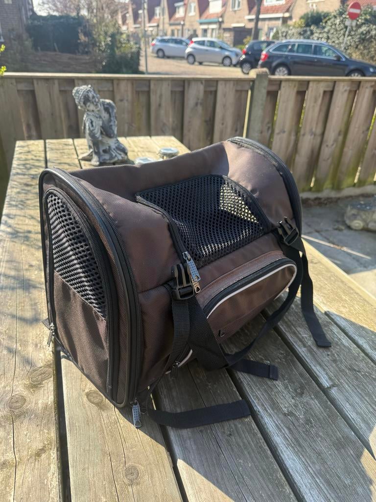 Hond kat rugtas transport tas, Dieren en Toebehoren, Ophalen, Zo goed als nieuw