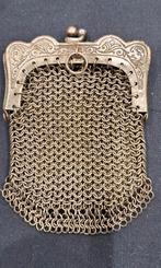 Verzilverd antiek geldbeursje, Ophalen, Overige materialen