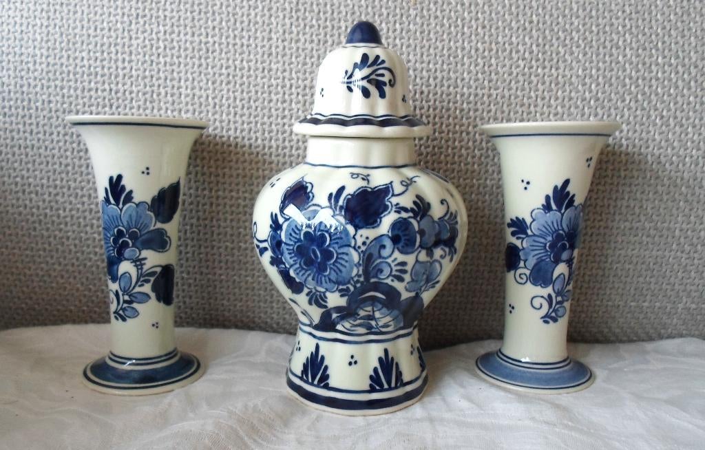 Miniatuur kaststel Goedewaagen. Delfts blauw., Ophalen of Verzenden