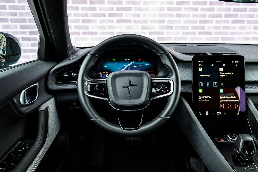 Polestar 2 Standard Range Single Motor 69 kWh | Cruise Contr, Auto's, Polestar, Stof, Gebruikt, Zwart, 420 min