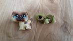 Littlest Pet Shop hond en schildpad figuurtjes, Ophalen of Verzenden