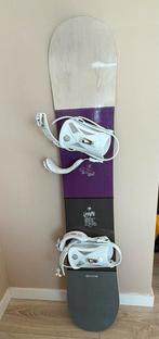 Arbor Snowboard 150 - Perfecte conditie!, Sport en Fitness, Snowboarden, Ophalen, Gebruikt, Bindingen