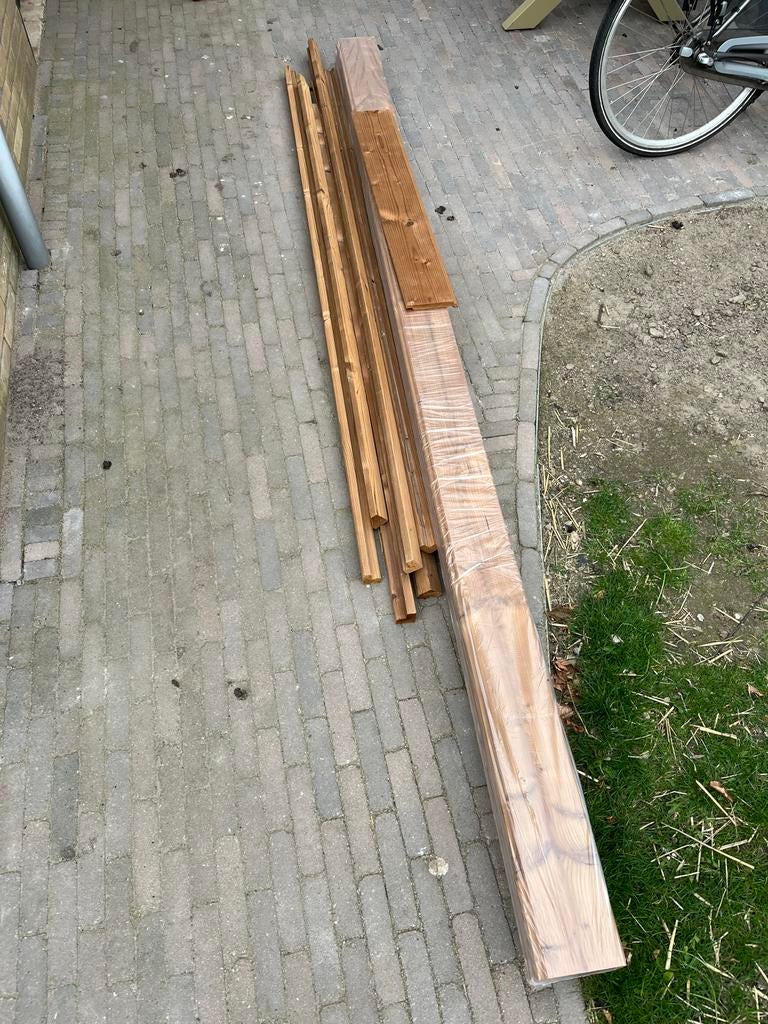 Modiwood Classic Fins Rabat Geborsteld 18x141x3000 mm, Ophalen, Minder dan 25 mm, Nieuw, Plank