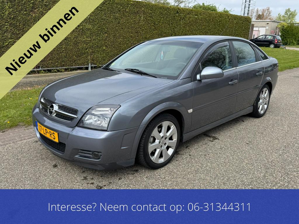 Nette Opel Vectra 1.8 16V Gts HB 2003 Grijs Trekhaak, Voorwielaandrijving, 4 cilinders, 1290 kg, 1796 cc