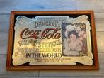 Vintage Coca-Cola spiegel, Huis en Inrichting, Woonaccessoires | Spiegels, Ophalen, Rechthoekig, Minder dan 100 cm