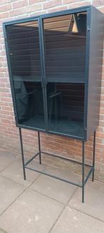 Mooie metalen kast, Huis en Inrichting, Kasten | Vitrinekasten, Ophalen, 50 tot 100 cm, Zo goed als nieuw, 150 tot 200 cm