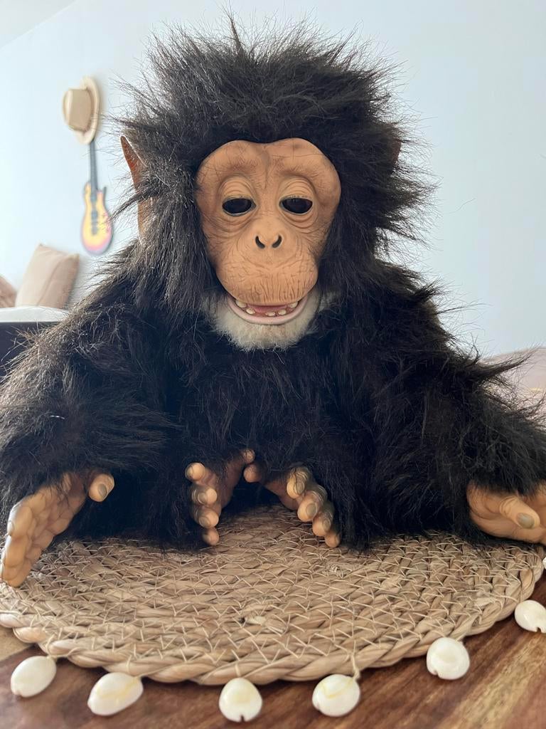Interactieve Chimpansee Baby: Geluid & Beweging, Gebruikt, Overige karakters, Ophalen of Verzenden, Middelgroot (20 tot 80 cm)