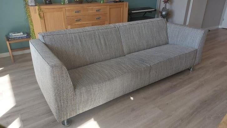 Ruime 4-persoons bank, Ophalen, Gebruikt, 75 tot 100 cm