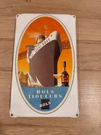 Vintage Bols Liqueurs Emaille Reclamebord - Lucas Bols, Ophalen of Verzenden