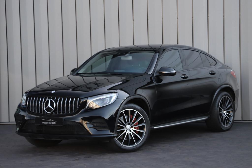 Mercedes-Benz GLC Coupé 220d AMG 4MATIC | 170PK | Luchtveri, Auto's, Automaat, Gebruikt, Zwart, Leder