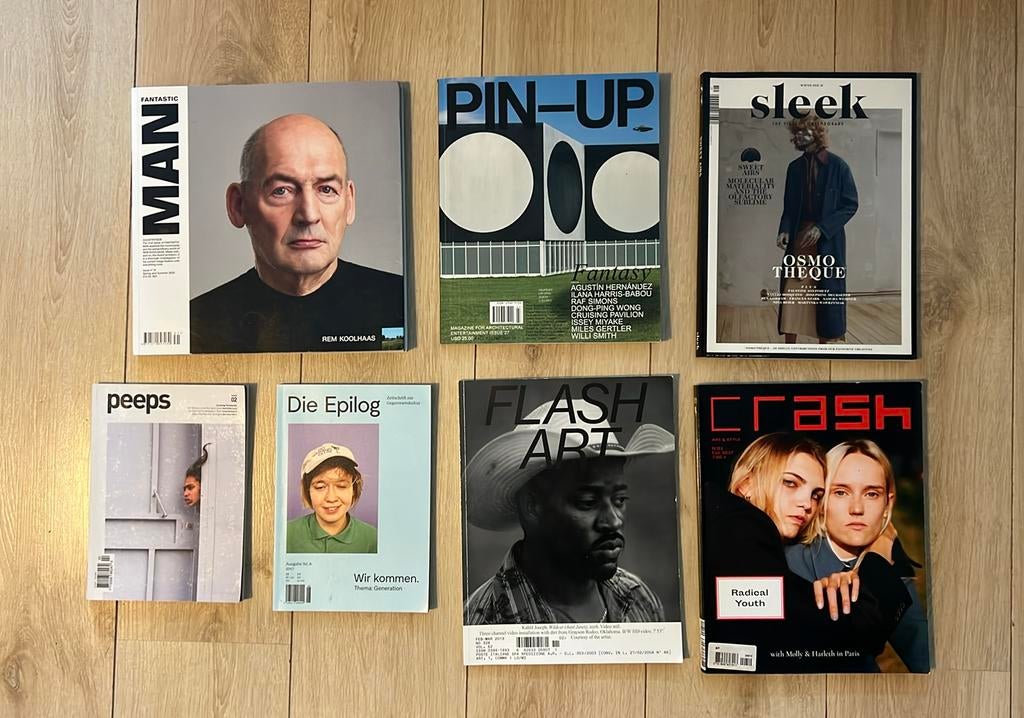 Verschillende kunst en mode tijdschriften, Ophalen of Verzenden, Damesbladen