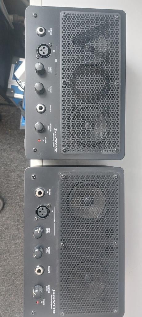 2x jamvox monitoring., Ophalen of Verzenden, Gebruikt, Minder dan 500 watt