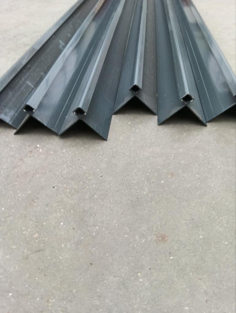 6x Proface afwerk  profielen voor trespa wanden aluminium, Ophalen of Verzenden