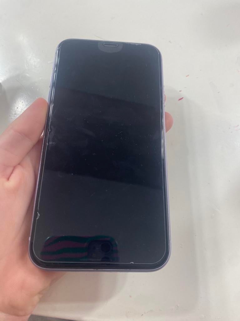 iPhone 11 paars, 76% batterij, Telecommunicatie, Mobiele telefoons | Apple iPhone, Gebruikt, Paars, 64 GB, Zonder simlock