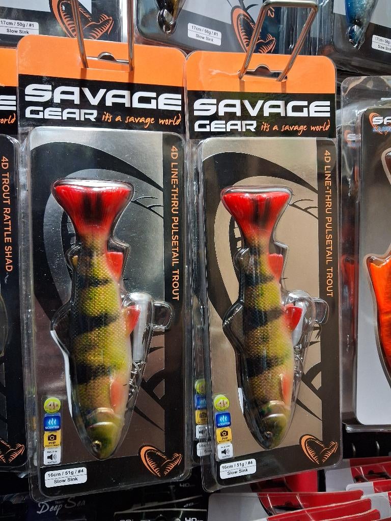 SG 4D Line Thru Pulsetail Trout 16cm/51g (Slow Sink) Perch..