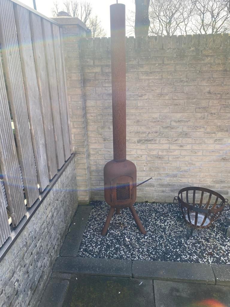 Buiten kachel, Ophalen of Verzenden, Gebruikt