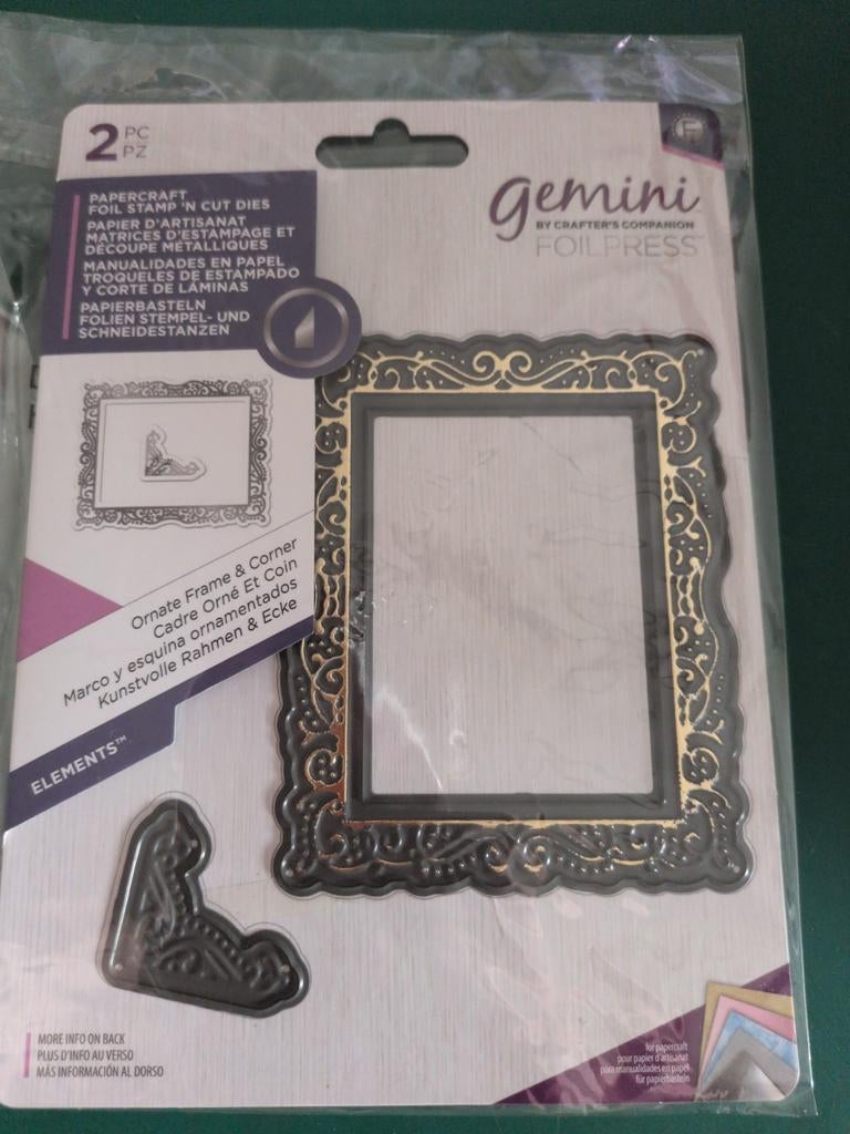 Hot foil mal voor de foil press crafters companion, Ophalen of Verzenden, Overige thema's, Pons of Mal