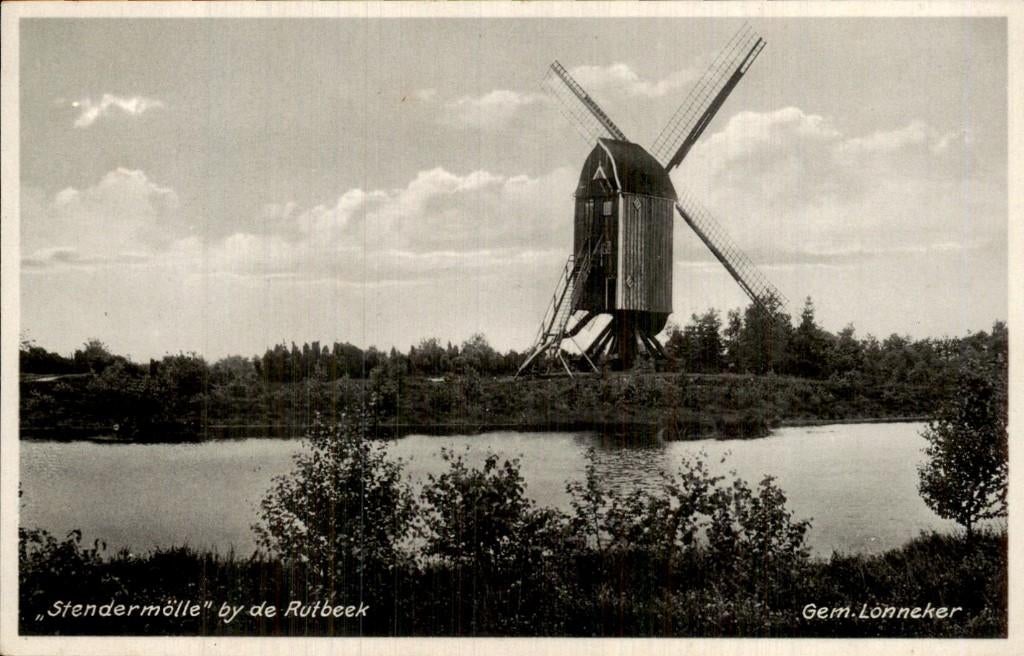 Lonneker - Stendermölle - by de Rutbeek, Ophalen of Verzenden, Voor 1920, Ongelopen, Overijssel