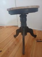 bijzettafeltje, Huis en Inrichting, Tafels | Bijzettafels, Minder dan 55 cm, Rond, Hout, Ophalen