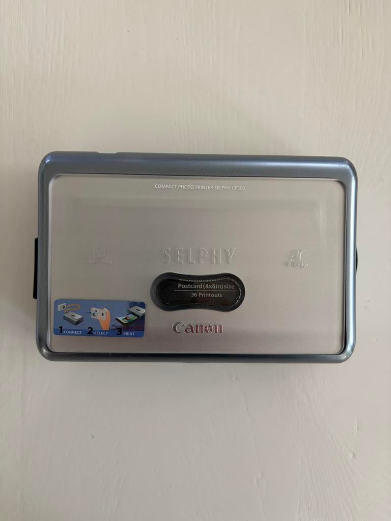 Canon Selphy CP500 Compacte Fotoprinter, Fotoprinter, Kleur printen, Zo goed als nieuw, Thermo-printer