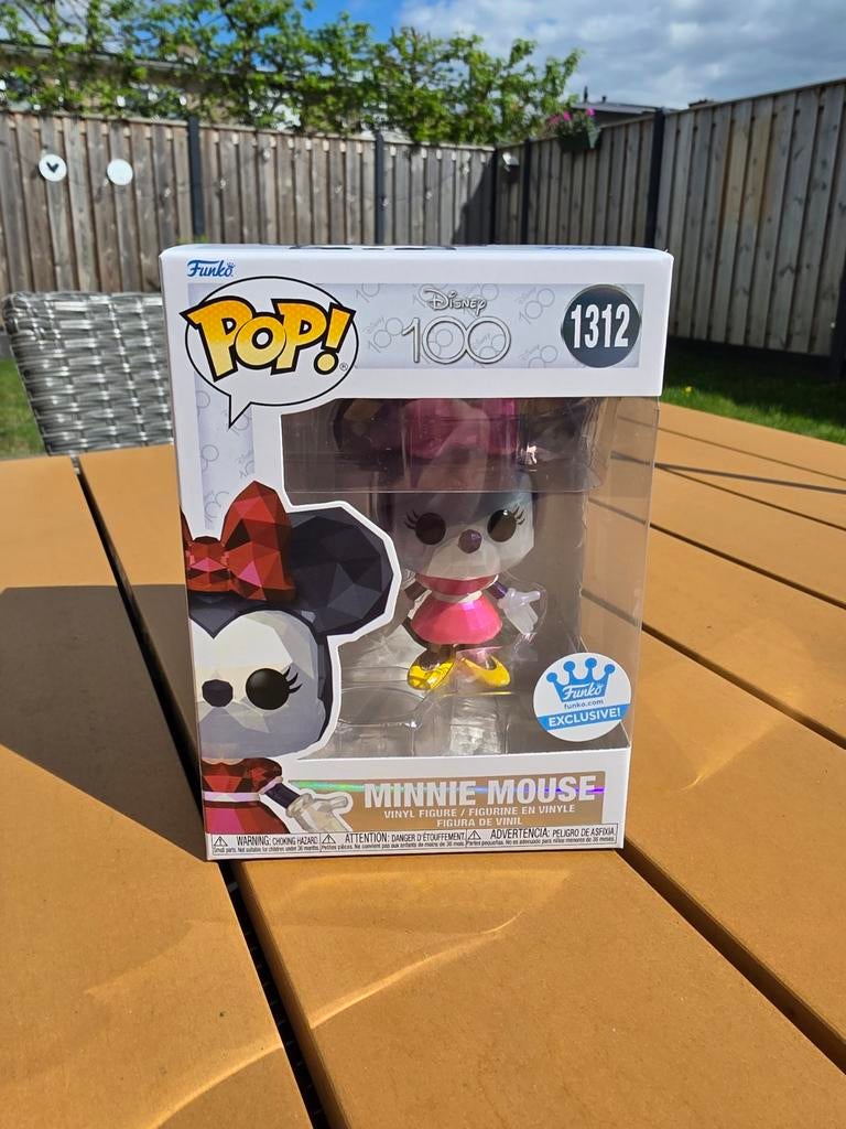 Disney 100 Minnie Mouse Facet Funko Pop! #1312 Exclusive, Ophalen of Verzenden