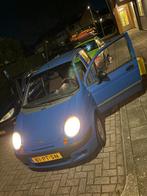 Daewoo Matiz 1.0 2004 Blauw, Voorwielaandrijving, 15 km/l, 64 pk, Origineel Nederlands