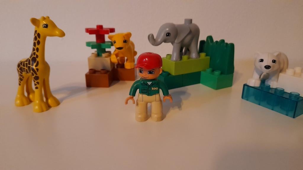 Lego Duplo Baby Dierentuin 4962, Kinderen en Baby's, Speelgoed | Duplo en Lego, Ophalen of Verzenden, Zo goed als nieuw, Compleet