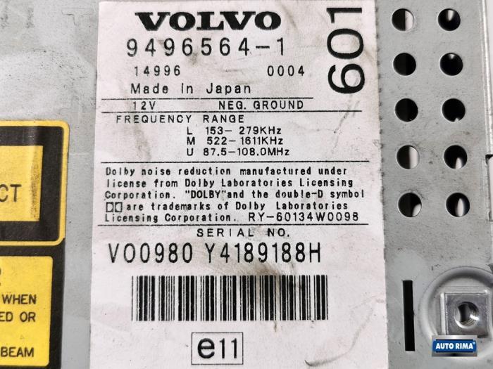 Radio van een Volvo S80, Gebruikt, -, -, Ophalen of Verzenden