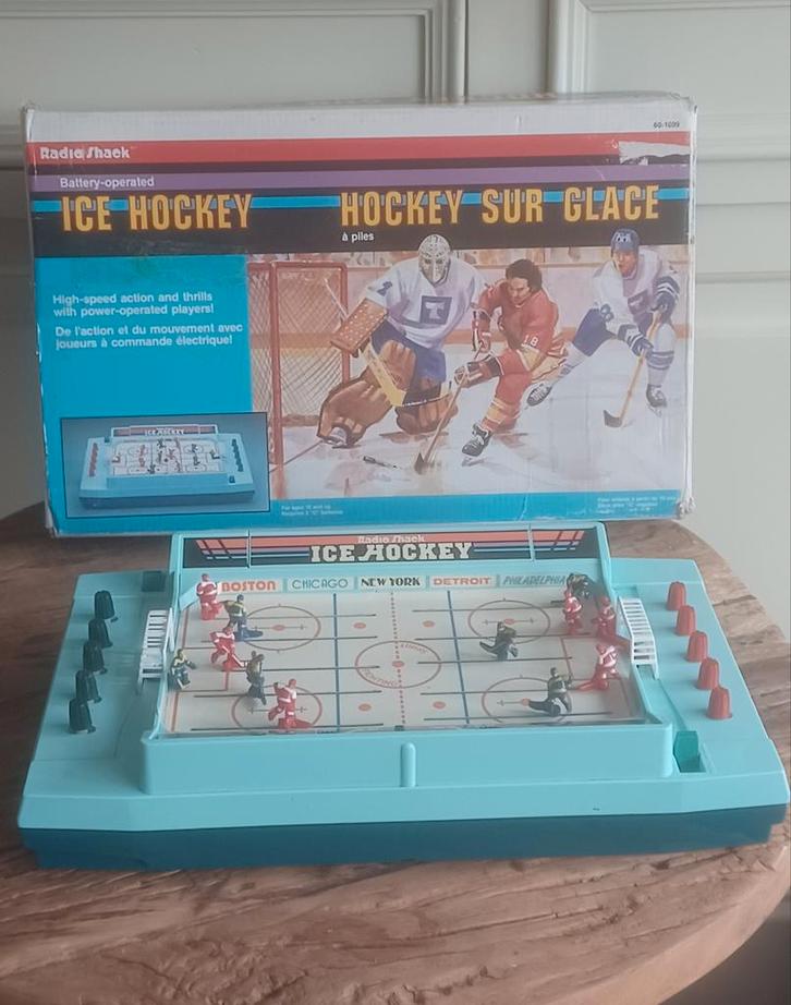 Radio Shack Tandy vintage 70's Ijshockey table top game spel, Spelcomputers en Games, Spelcomputers | Overige, Gebruikt, Ophalen of Verzenden