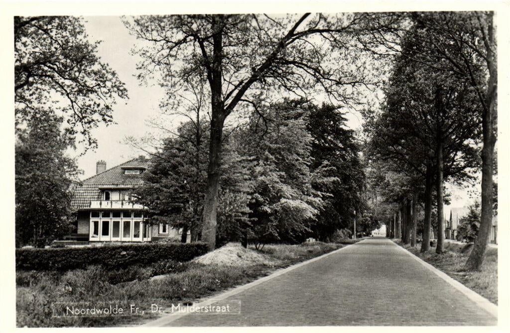 Noordwolde Fr., Dr. Mulderstraat - ongelopen, Ophalen of Verzenden, Voor 1920, Ongelopen, Friesland