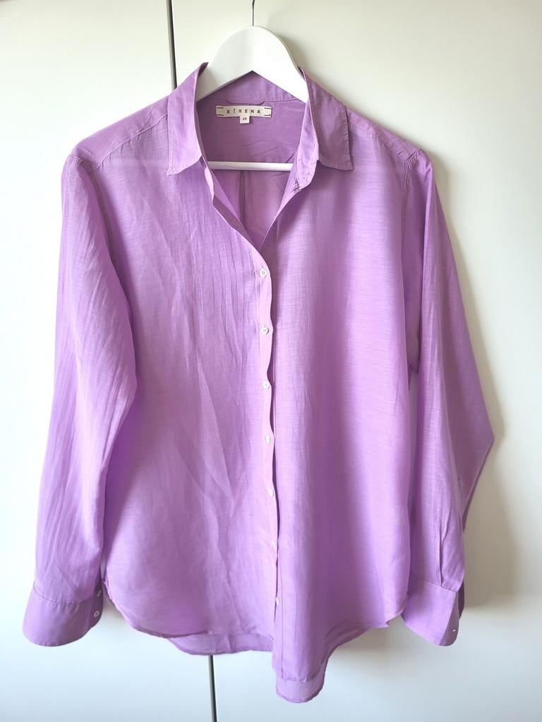 Xirena blouse maat 34/36 Lonneke Nooteboom, Kleding | Dames, Paars, Liu Jo Ralph Lauren, Nieuw, Ophalen of Verzenden