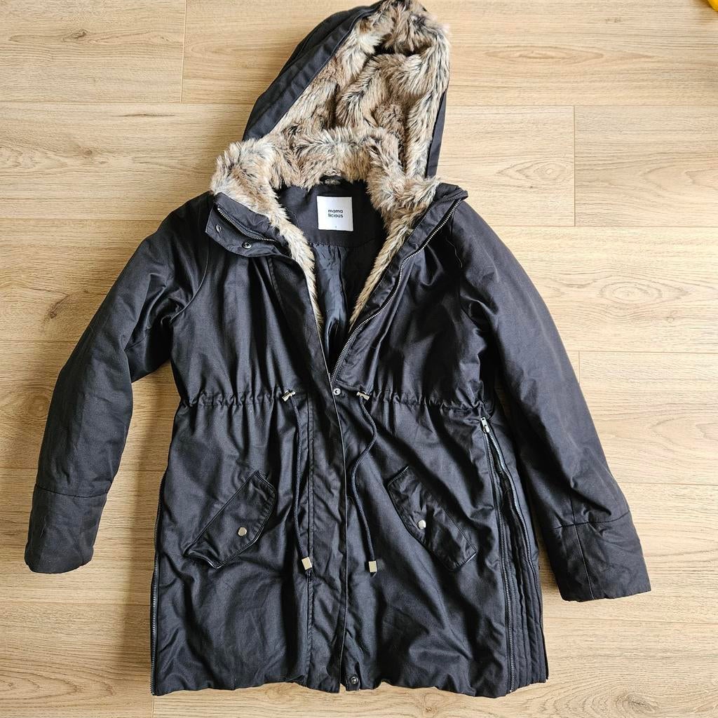 Zwarte zangerschapsjas mamalicious maat S, Kleding | Dames, Positiekleding, Maat 38/40 (M), Zwart, Mamalicious, Ophalen of Verzenden