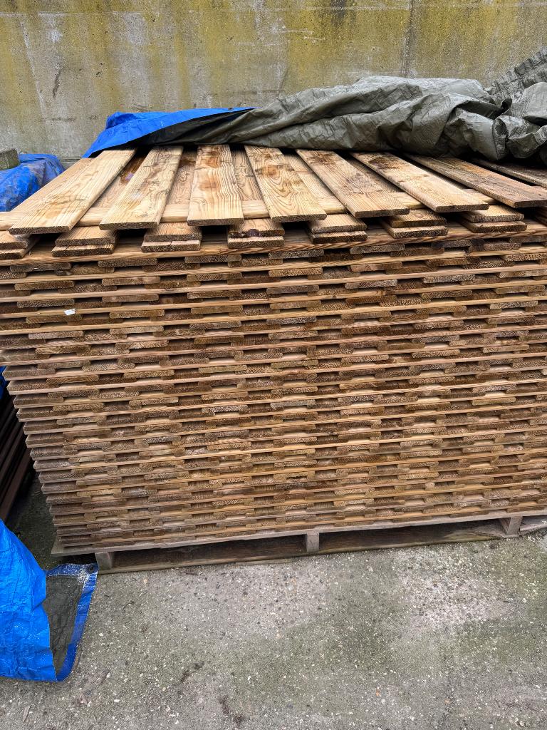 Nieuwe Schuttingen, Tuin en Terras, Schuttingen, Ophalen, 1 tot 2 meter, 6 meter of meer, Nieuw