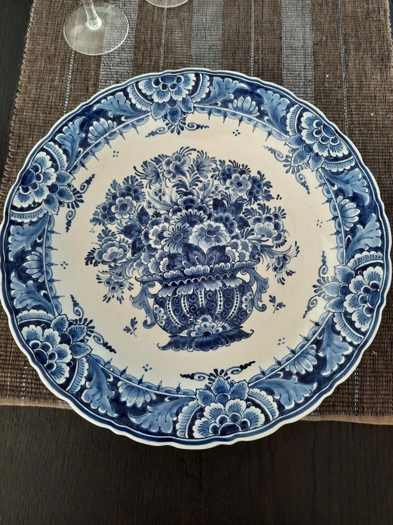 Delfts Blauw Bevrijdingsjaar 1945 Sierbord, Antiek en Kunst, Ophalen
