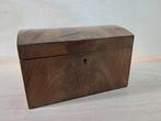 Antiek theekistje, Huis en Inrichting, Woonaccessoires | Kisten, Ophalen of Verzenden, Gebruikt, Minder dan 50 cm, Minder dan 50 cm