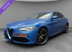 Alfa Romeo Giulia 2.0 Veloce 4 W Drive 280 Pk Auto Led Camer, Auto's, Alfa Romeo, Gebruikt, 4 cilinders, Met garantie (alle), Blauw