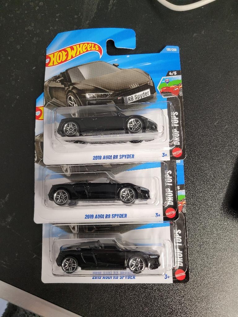 hot wheels 2019 audi R8 spyder nieuw, Ophalen of Verzenden, Nieuw, Auto