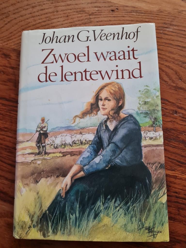 Zwoel waait de lentewind - Joh. Veenhof - Streekroman, Boeken, Ophalen of Verzenden, Gelezen