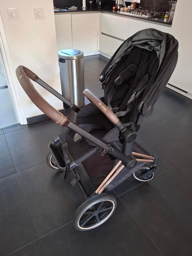 Cybex Priam kinderwagen met reiswieg, voetenzak en regenhoes, Kinderen en Baby's, Kinderwagens en Combinaties, Gebruikt, Ophalen of Verzenden