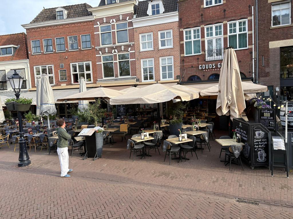 6 Grote Horeca Parasols Te Koop 24 heathers- Volgende Week, Ophalen