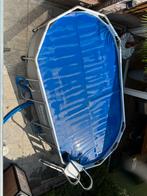 Bestway Power Steel Zwembad Ovaal met 6kW Warmtepomp, Ophalen, 200 tot 300 cm, 80 tot 120 cm, Zo goed als nieuw