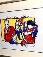 Originele gesigneerde zeefdruk Herman brood met certificaat, Ophalen of Verzenden