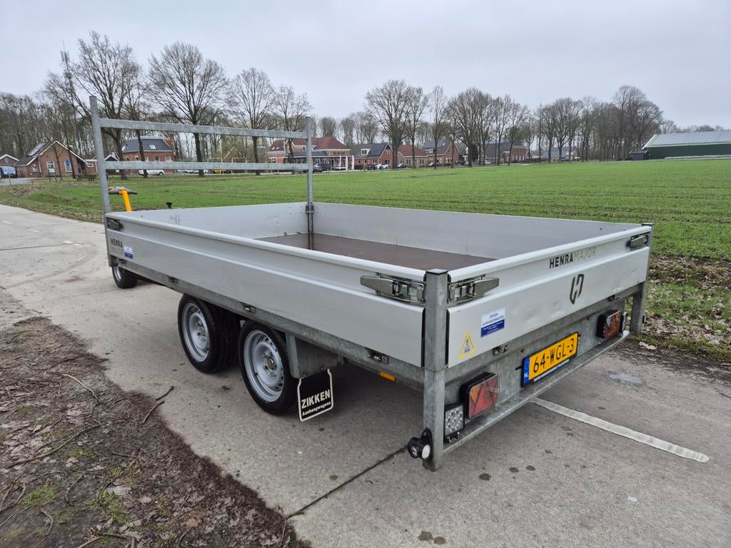 Nw adv. Zeer nette Henra 301 x 185 2700 kg, Auto diversen, Aanhangers en Bagagewagens, Ophalen