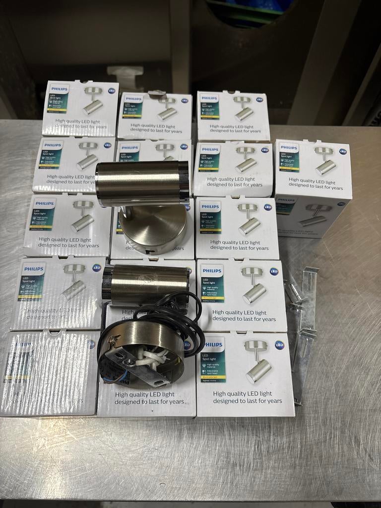 17 Philips LED spotlights, Ophalen, Zo goed als nieuw