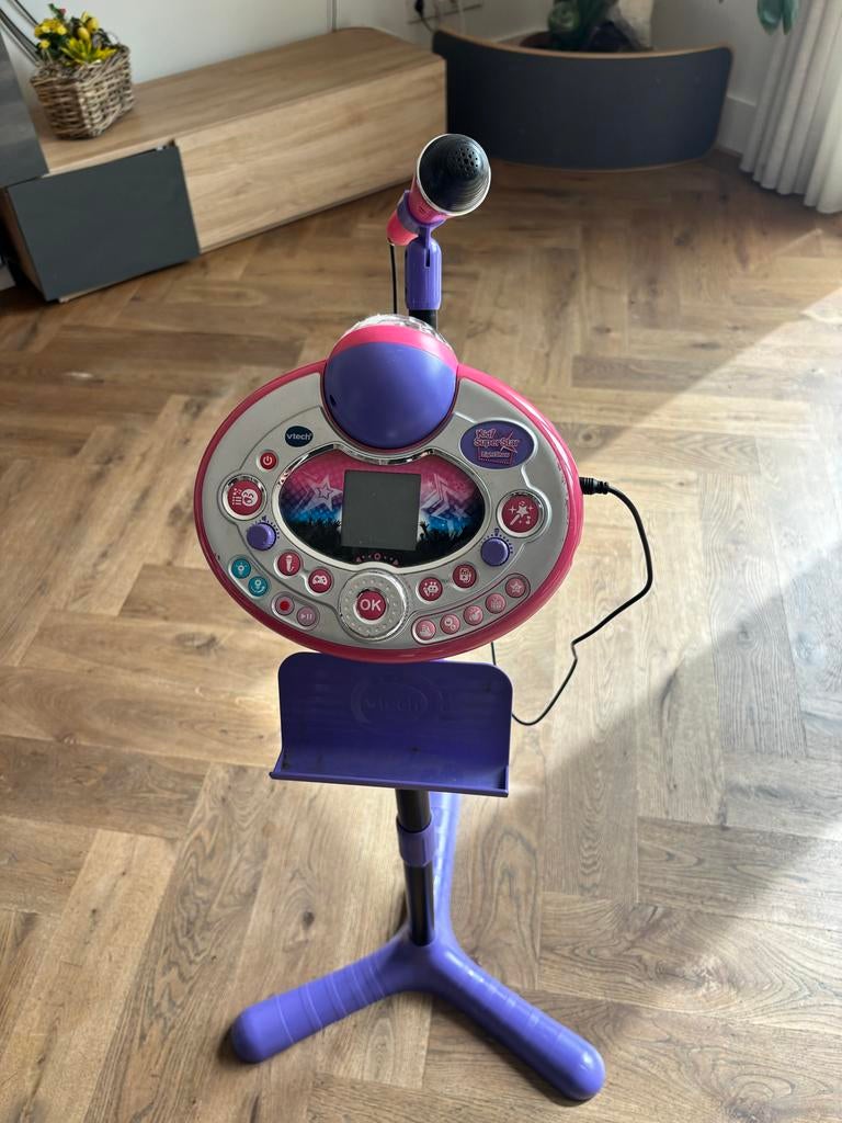 VTech Kidi SuperStar LightShow Karaoke Microfoon, Ophalen, Gebruikt, Jongen of Meisje