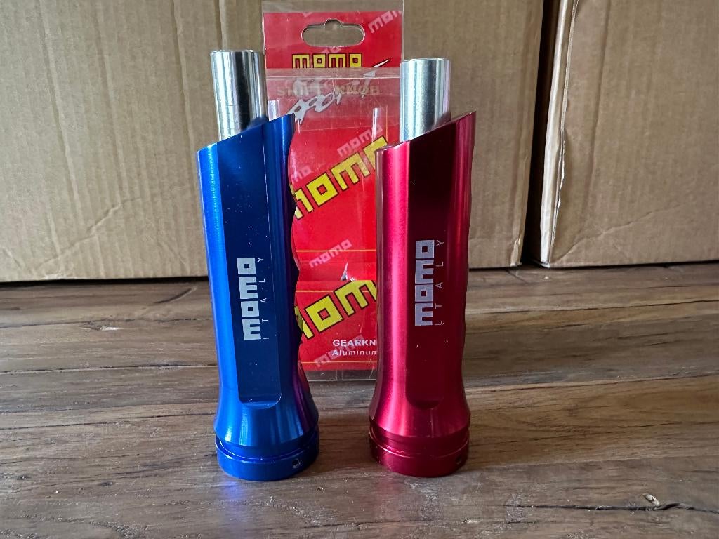 Momo handrem handremcover rood blauw universeel, Auto diversen, Tuning en Styling, Ophalen of Verzenden