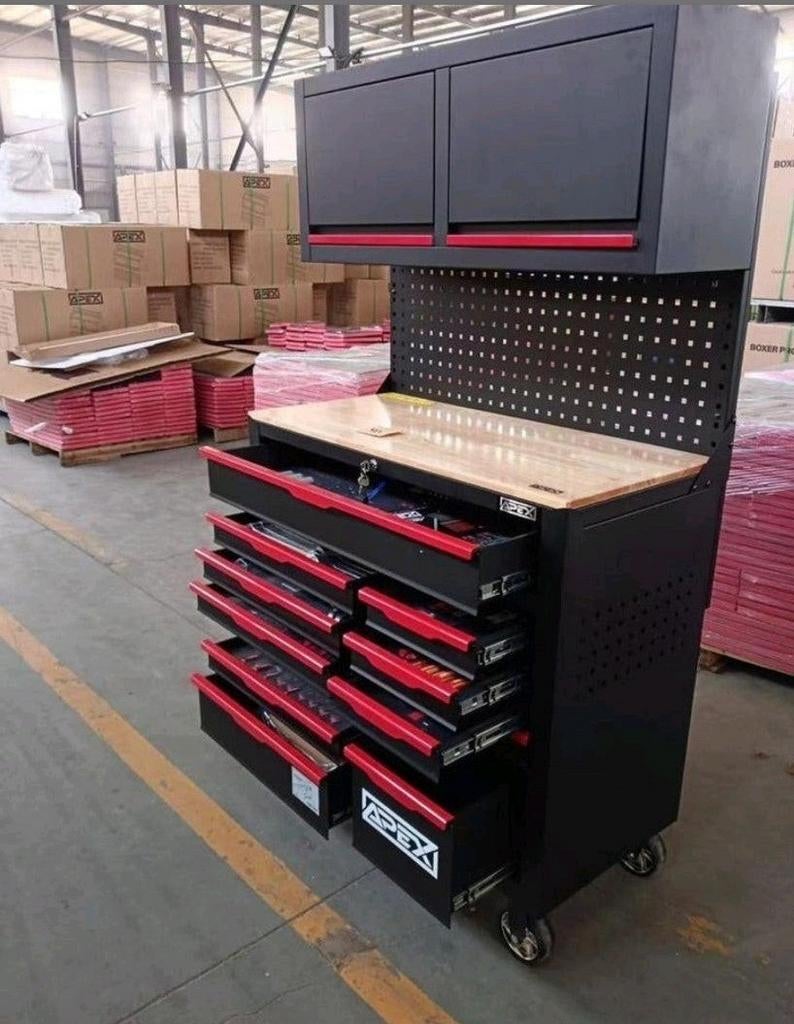 Metallo gereedschapwagen gevuld new doos ophalen/bezorgen, Doe-het-zelf en Verbouw, Ophalen, Gevuld