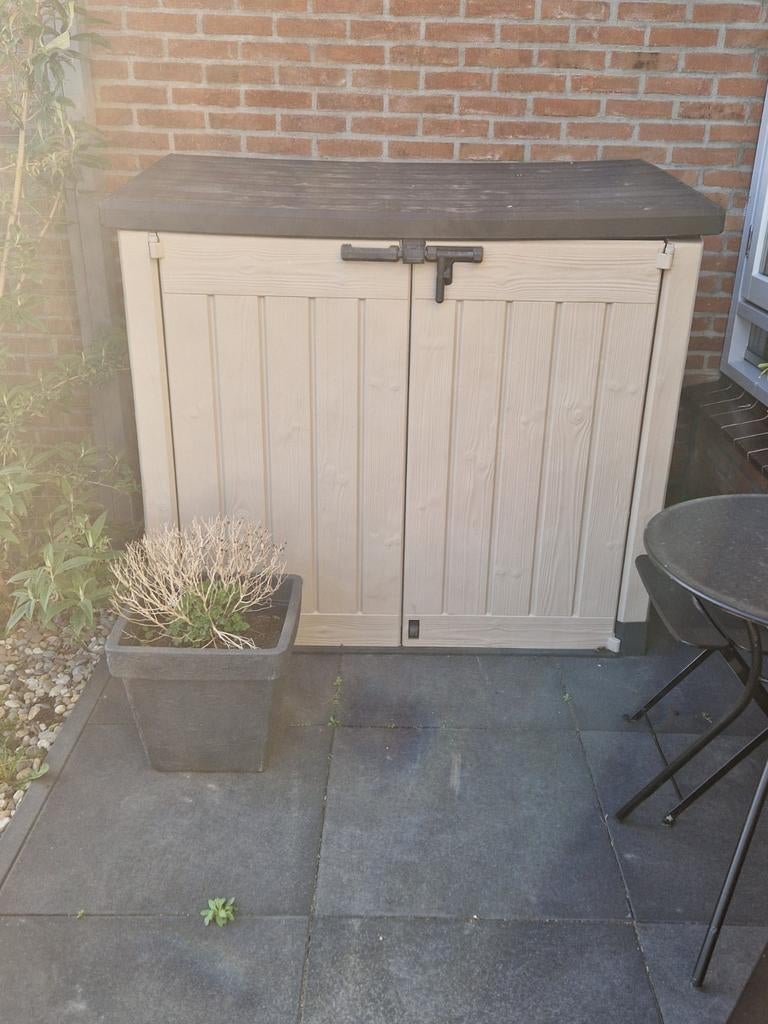 Container berging van ketler, Ophalen, Gebruikt, Kunststof, Containerberging